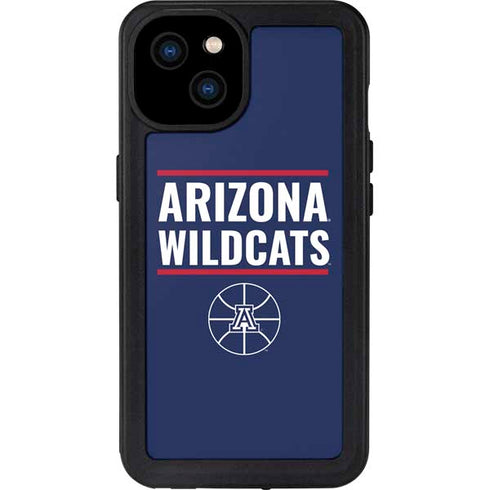 University of Arizona Wildcats Basketball Mark iPhone 15 Plus Waterproof Case